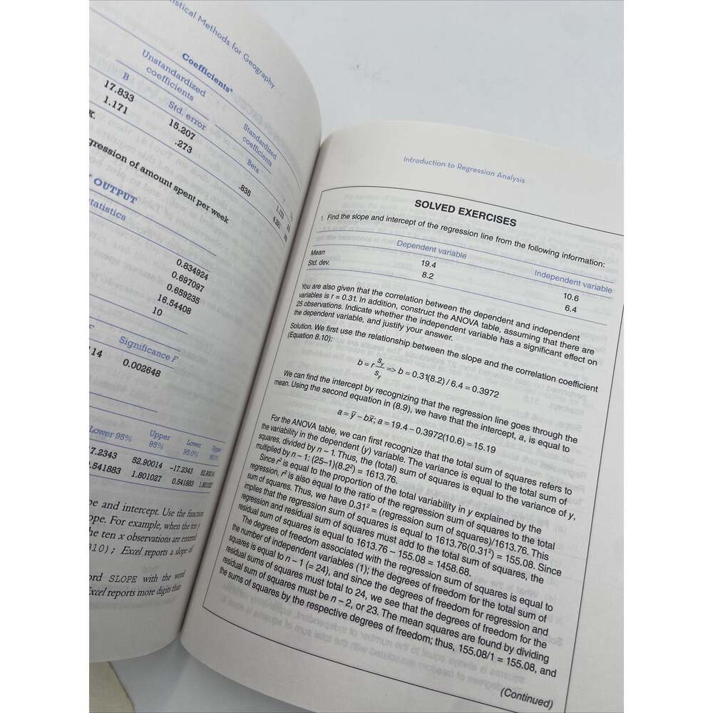 Statistical Methods for Geography: A Students Guide - Picture 3 of 3